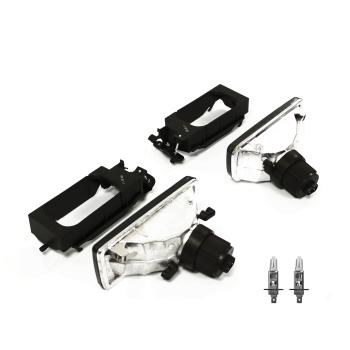 Preview: Nebelscheinwerfer Satz Schwarz smoke geriffelt passt für alle E36 passend für BMW E36, 1990-2000