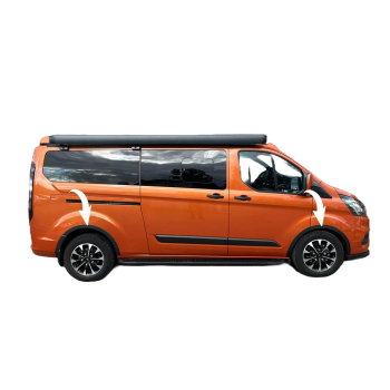 Radlaufschutz Radlaufleisten kompatibel mit FORD Transit Custom ab 2018 bis 2023