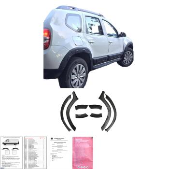 Radlaufschutz Raflaufleisten kompatibel mit DACIA Duster 2010 bis 2017 Offroad