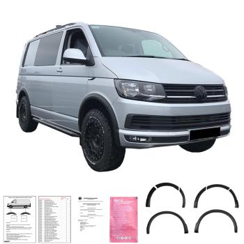 Radlaufschutz Radlaufleisten kompatibel mit VW Transporter T6 2015 2019 mit ABE