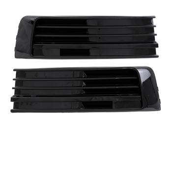 Gitter Grill Set Einsatz Stoßstange vorne Hochglanz Schwarz für VW T6 2015-2019