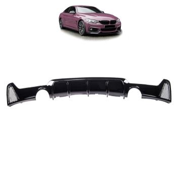 Sport Diffusor Schwarz hochglanz passt für BMW F32 F33 F36 nur 435 M-Paket