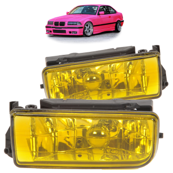 Set Nebelscheinwerfer gelb Rauchglas passt für alle Typen BMW E36 91-99