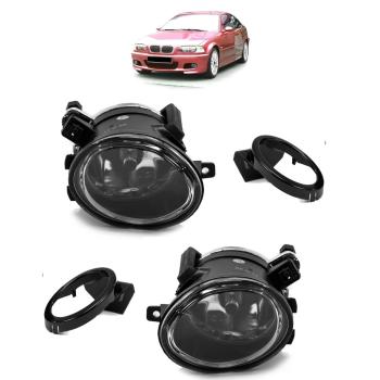 Satz Nebelscheinwerfer HB4 passt für BMW E46 E39 M Paket M3 M5 Chrom Klarglas