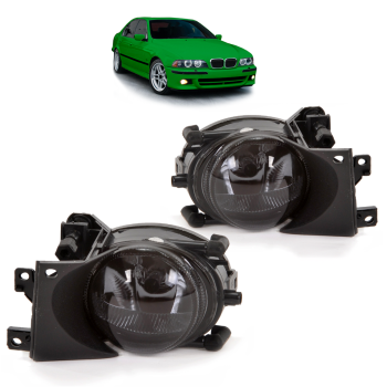 Nebelscheinwerfer Set +HB4 für BMW E39 SERIE Smoke Schwarz Facelift ab 2000-2004