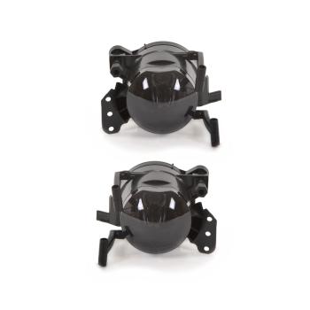 Klarglas Nebelscheinwerfer Set NSW Schwarz für BMW E60 E61 E90 E91 E63 E64