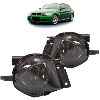 Nebelscheinwerfer SET Nebellampen Smoke passt für BMW 3er E90 E91 ab 2005-2008