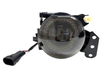 Preview: LED Nebelscheinwerfer Set für BMW 5er E60 / E61 03-07, 3er E90 / 91 04-12, 3er E46 Coupe/Cabrio 03-07 schwarz/rauch
