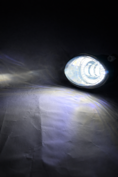 LED Nebelscheinwerfer Set für BMW 5er E39 95-04 , 3er E46 Coupe/Cabrio/Lim/Touring 98-07 schwarz/rauch (M-Paket)