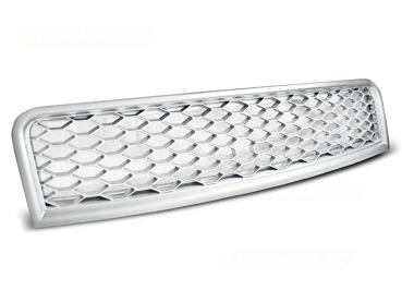 Sportgrill / Kühlergrill für Audi A4 B6 00-04 matt silber in Wabendesign