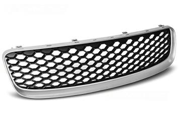 Sportgrill / Kühlergrill für Audi TT 8N 99-06 matt silber in Wabendesign