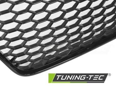 Preview: Sportgrill / Kühlergrill für Audi A5 Facelift (8T3) 11-16 Hochglanz schwarz in Wabendesign