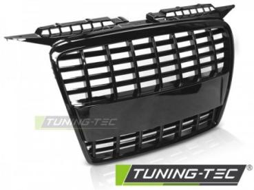 Sportgrill / Kühlergrill kompatibel mit Audi A3 8P 05-08 Hochglanz schwarz
