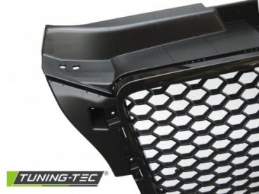 Sportgrill / Kühlergrill kompatibel mit Audi A3 8P Facelift 08-12 Hochglanz schwarz in Wabendesign