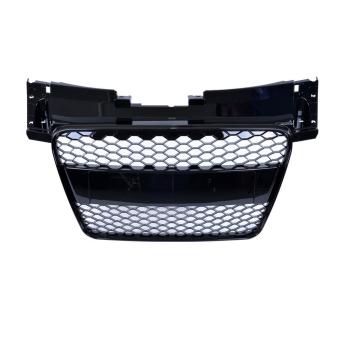 Sportgrill / Kühlergrill für Audi TT 8J Coupe/Roadster 06-14 Hochglanz Schwarz in Wabendesign