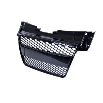 Sportgrill / Kühlergrill für Audi TT 8J Coupe/Roadster 06-14 Hochglanz Schwarz in Wabendesign