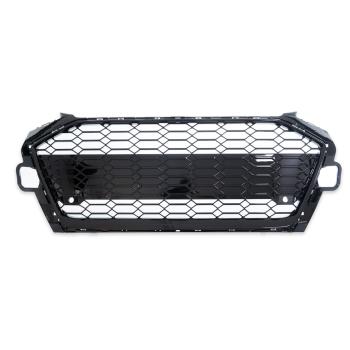 Wabengrill Kühlergrill Schwarz Glanz für Audi A4 B9 Facelift ab 2019 nicht RS4