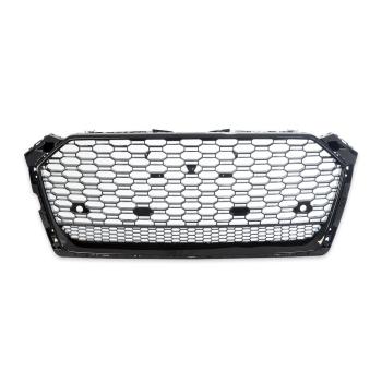 Sportgrill / Kühlergrill für Audi A5 (F5) Coupe Cabrio Sportback ab 2016 Hochglanz schwarz