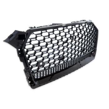 Sportgrill / Kühlergrill für Audi A5 (F5) Coupe Cabrio Sportback ab 2016 Hochglanz schwarz
