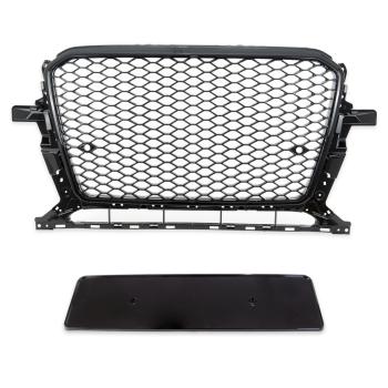 Kühlergrill Wabendesign Grill Schwarz glanz für Audi Q5 8R ab 2012-2017