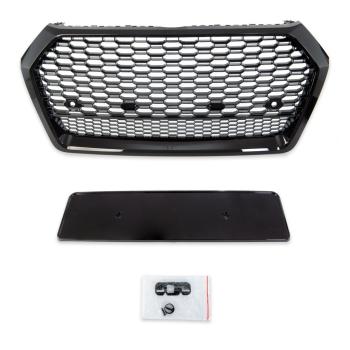 Kühlergrill Waben Grill Sport Schwarz hochglanz passt für Audi Q5 FY 2017-2020