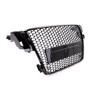 Sport Kühlergrill Wabengrill schwarz hochglanz für Audi A5 8T ab 07-12 kein RS5