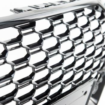 Kühlergrill Wabendesign Grill Schwarz glanz komplett für Audi A5 F5 außer RS5