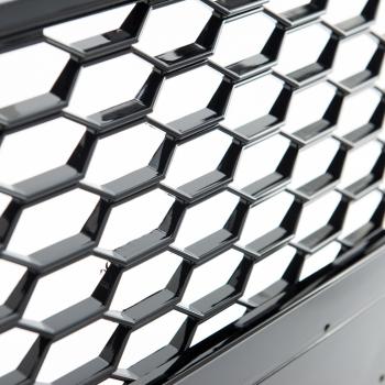 Wabengrill Kühlergrill schwarz glanz für AUDI A6 C7 4G Limo Avant  2015-2018