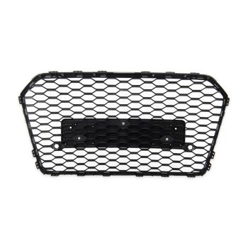 Wabengrill Kühlergrill schwarz glanz für AUDI A6 C7 4G Limo Avant  2015-2018