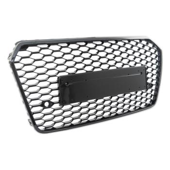 Wabengrill Kühlergrill schwarz glanz passt für Audi A7 C7 ab 2014-2018 kein RS7