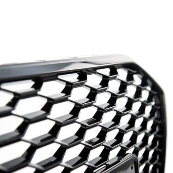 Wabengrill Kühlergrill schwarz glanz passt für Audi A7 C7 ab 2014-2018 kein RS7