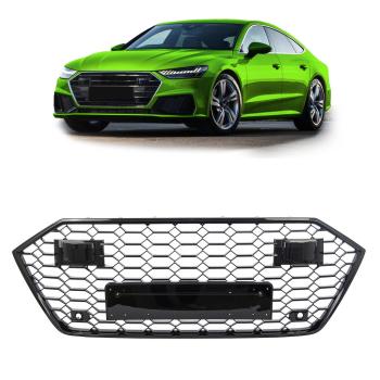 Wabengrill Kühlergrill schwarz glanz passt für Audi A7 C8 ab 2018 kein RS7