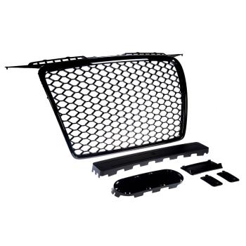 Kühlergrill Waben Grill Schwarz hochglanz passt für Audi A3 8P 03-08