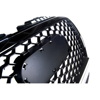 Kühlergrill Waben Grill Schwarz hochglanz passt für Audi A3 8P 03-08