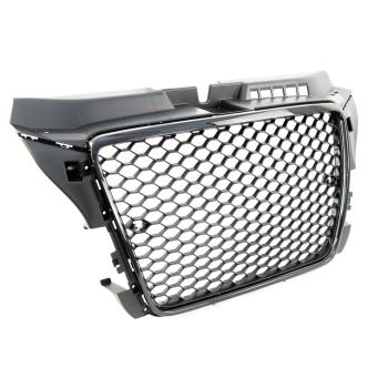 Kühlergrill Wabengrill Schwarz Glanz passt für Audi A3 8P Facelift 08-13