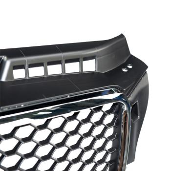Kühlergrill Wabendesign Grill Schwarz glanz komplett für Audi A5 F5 außer RS5