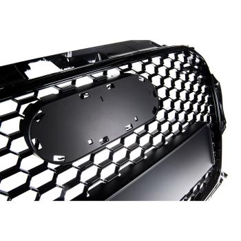 Sportgrill / Kühlergrill für Audi A3 8V 12-16 Hochglanz Schwarz in Wabendesign