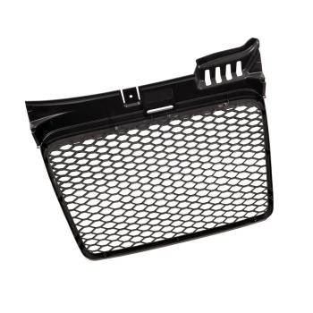 Sportgrill / Kühlergrill für Audi A4 B7 05-08 Hochglanz-schwarz in Wabengitter Optik