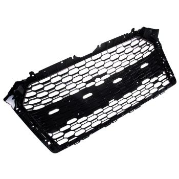 Wabengrill Kühlergrill Schwarz Glanz für Audi A4 B9 Facelift ab 2015 nicht RS4