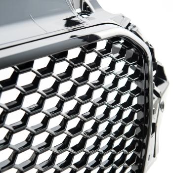 Preview: Sport Kühlergrill Wabengrill Schwarz glanz passt für Audi A3 8V kein RS3 Quattro