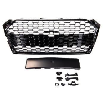 Kühlergrill Grill Wabendesign hochglanz Schwarz passt für Audi A5 F5 kein S5 RS5
