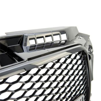 Kühlergrill Waben für PDC Schwarz Glanz für Audi A3 8P Facelift 08-13 nicht RS3
