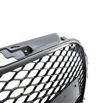 Wabendesign Kühlergrill Schwarz Glanz +PDC passt für Audi A3 8V 12-16 ohne RS3