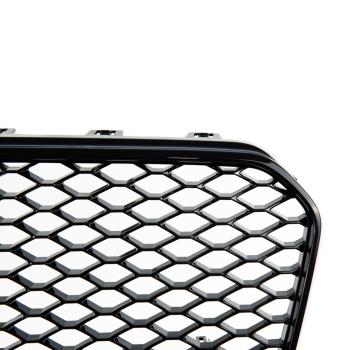 Sport Kühlergrill Grill ohne Emblem Schwarz glanz für Audi A5 B8 8