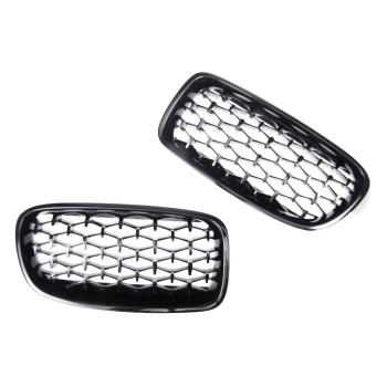 Preview: Sportgrill Kühlergrill für BMW 3er F30 / F31 11-18 Hochglanz schwarz