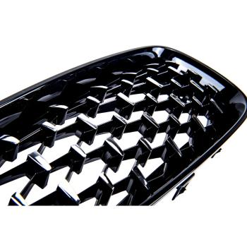 Preview: Sportgrill Kühlergrill für BMW 3er F34 Gran Turismo 13-20 glanz schwarz/chrom