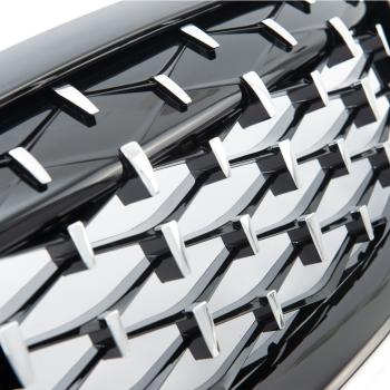 Diamant Wabengrill Kühlergril Schwarz Glanz Chrom Sport für BMW 3er G20 G21