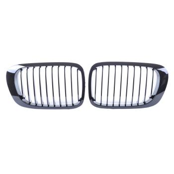 Set Sport Kühlergrill Performance schwarz glanz für BMW E46 Coupe Cabrio 99-03