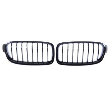 Kühlergrill Sport-Performance komplett hochglanz Schwarz passt für BMW F30 F31