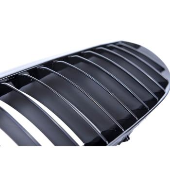Set Kühlergrill Grill Schwarz glanz Performance für BMW 6er E63 E64 ab 2003-2010